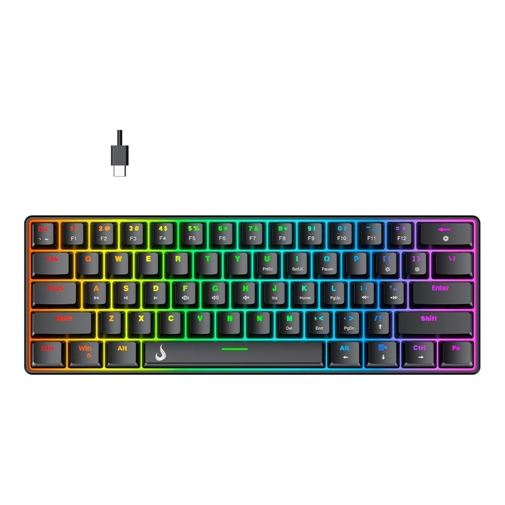 TECLADO MECANICO RISE MODE GM1 RGB (SWITCH BROWN)