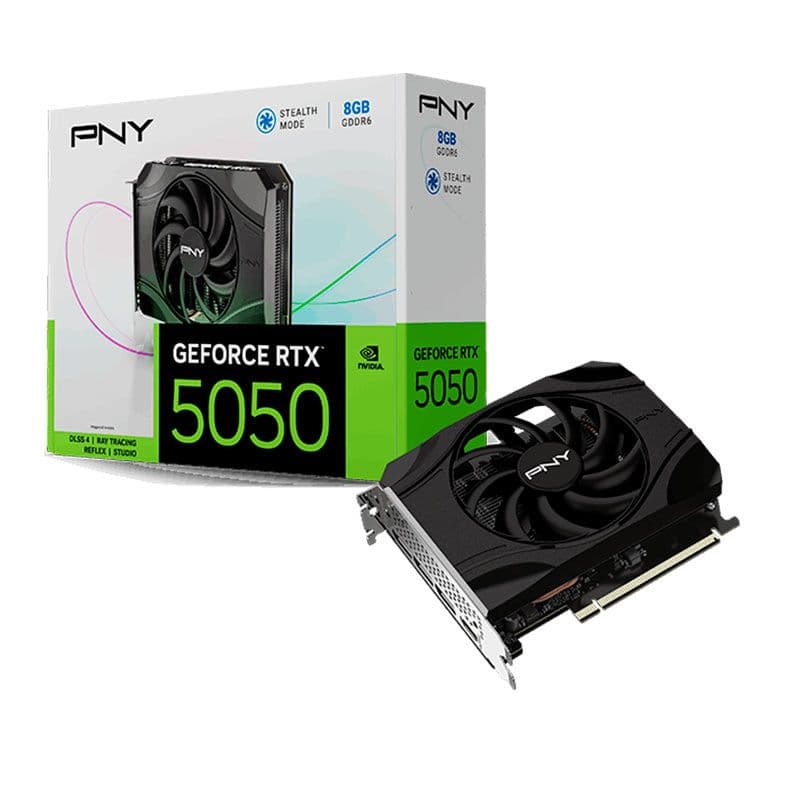 RTX 5050 8GB PNY SINGLE FAN GDDR6 - foto 2