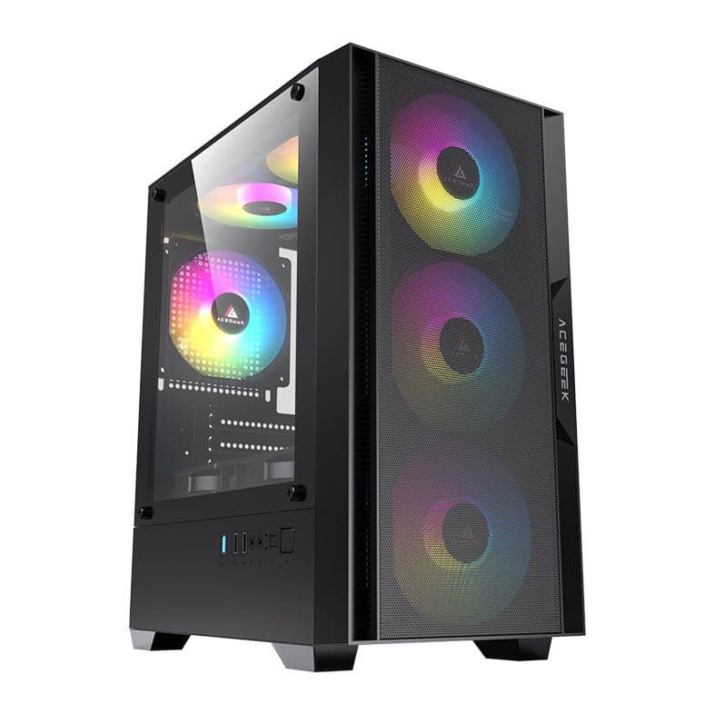 Gabinete Gamer AceGeek STRATUS MESH