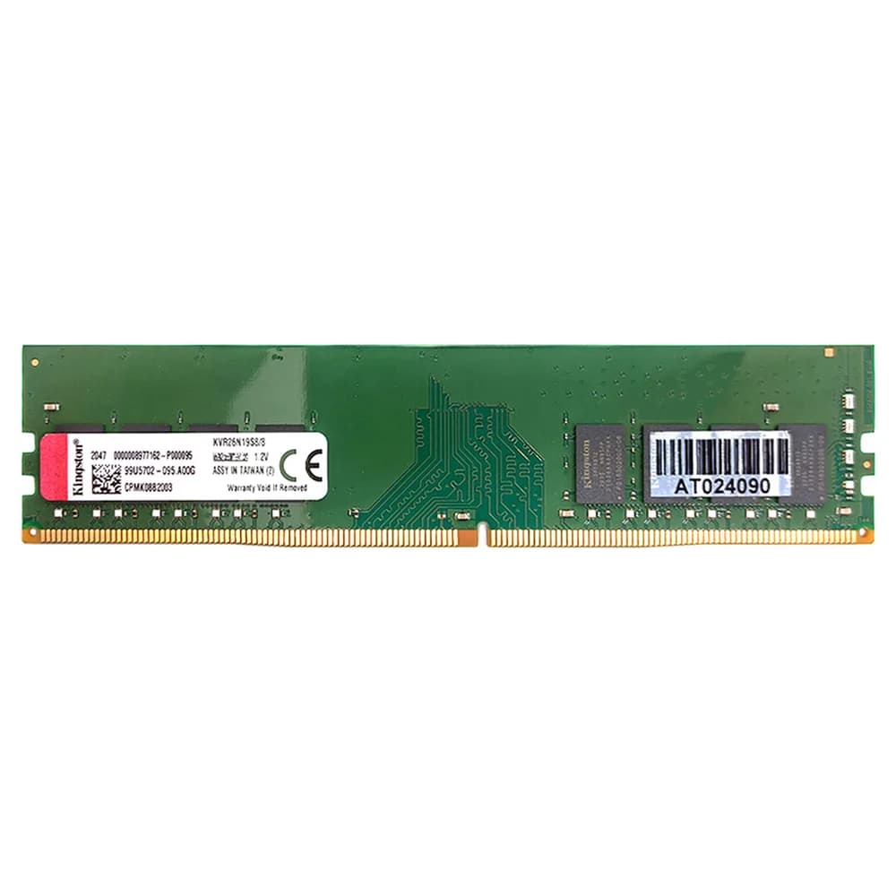 MEMORIA RAM 8GB KINGSTON DDR4 2666MHZ CL19 KVR26N19S8/8